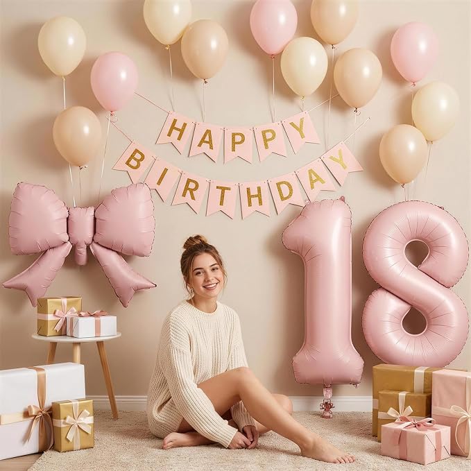 40 Inch Dusty Pink Number 9 - Image 3