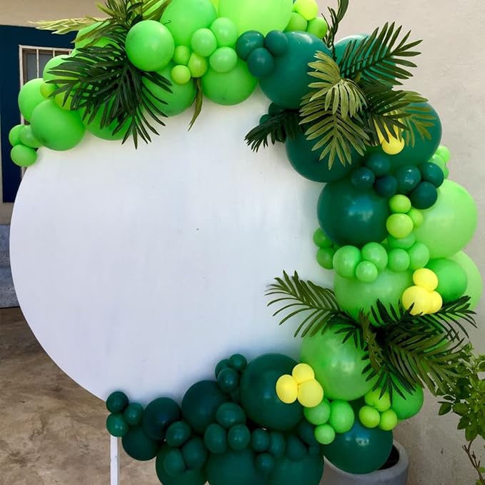 Voircoloria 130pcs Green Balloons Garland Arch Kit, 18 12 10 5 Inch | - Image 7