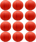 Red Paper Lanterns Round Shape Chinese Japanese Lanterns by BARTHEW
