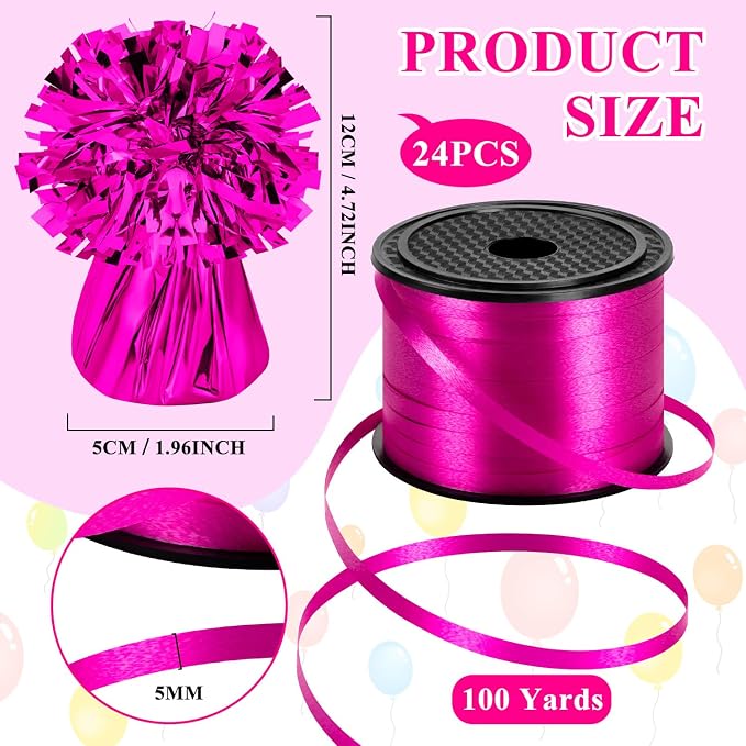 24 PCS Balloon Weights Metallic Anchor, Balloon Holder Heavy Weights | - Image 2