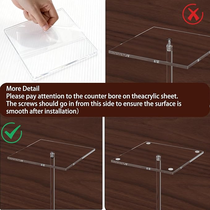 6 Pack Clear Acrylic Balloon Stand 15.75 inch Party Centerpiece Kit - Image 7