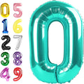 9 Balloon Number 40 Inch for Yellow Birthday Party Decorations | Mix & Match by Argthjy