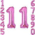 Pink Number 11 Balloon 40 Inch, Shiny Twin Digit Foil Decoration | Stunning by Unknown