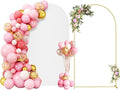 7.2FT Metal Arch Backdrop Stand and Cover Set, Balloon Arch Stand by Hzdeying