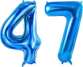 Number 47 Balloons for 47th Birthday Party Decorations, 0-100 Large No.47 by Joycard