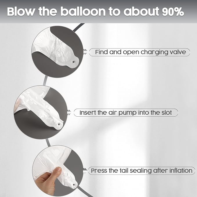 0 Balloon - White Birthday Number Balloons, 40 Inch Decorations Men Women | - Image 6
