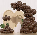 Dark Brown Balloons 145pcs Different Sizes 18 12 10 5 Inch Boho Brown Garland by Unknown