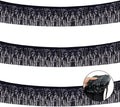 BEISHIDA Black Fringe Garland Banner 3Pack 30ft Wall Tinsel Foil Streamers | by Beishida