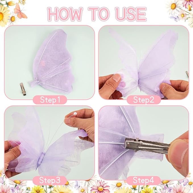 3D Hanging Butterfly Decorations, Butterfly Birthday Party Decorations - Image 4