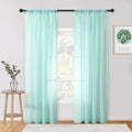 MYSKY HOME Crushed Voile Sheer Curtains by MYSKYHOME