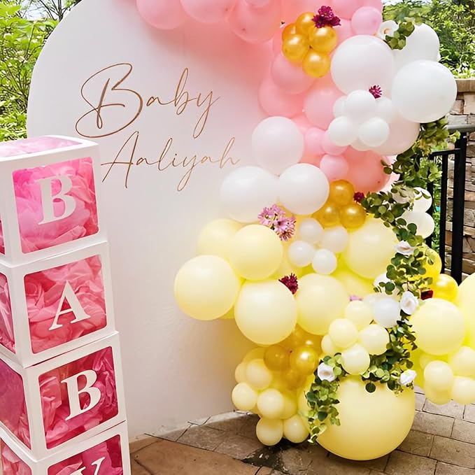 Voircoloria 110pcs Pastel Yellow Light Yellow Latex Party Balloons, 12inch | - Image 6