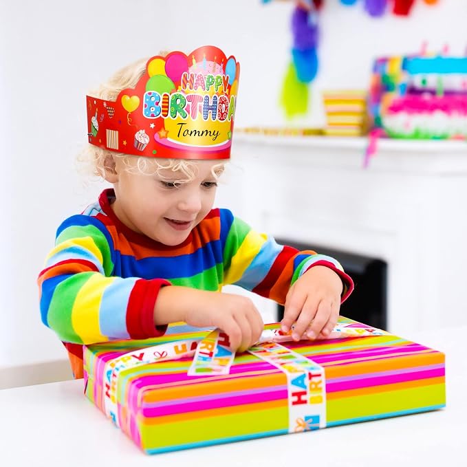 Yunsailing 36 Pcs Happy Birthday Crowns - Image 5