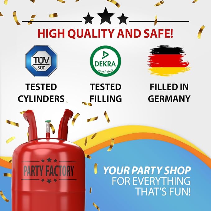 Party Factory – 2x Helium Tank - Image 7