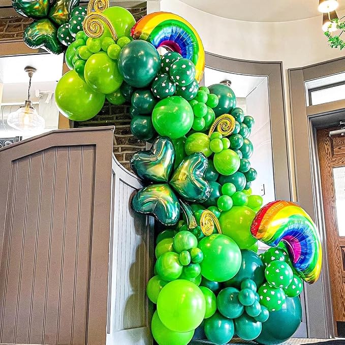 Green Balloons Dark Green Balloon Set - Image 6