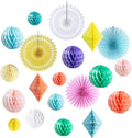 20Pcs Multi-Color Paper Honeycomb Decoration Kit by iwlorys