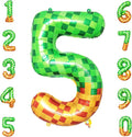 40 Inch Pixelated Number 5 Foil Balloon by TNCDJKPA