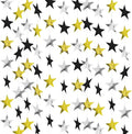 BEISHIDA Black Gold Silver Star Garland Decor Twinkle Paper Star Streamers by Beishida