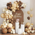 Boho Brown Balloon Garland Arch Kit by Unknown