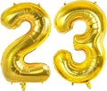 Number 23 Balloons for 23rd Birthday Party Decorations, 0-100 Large No.23 for by Joycard