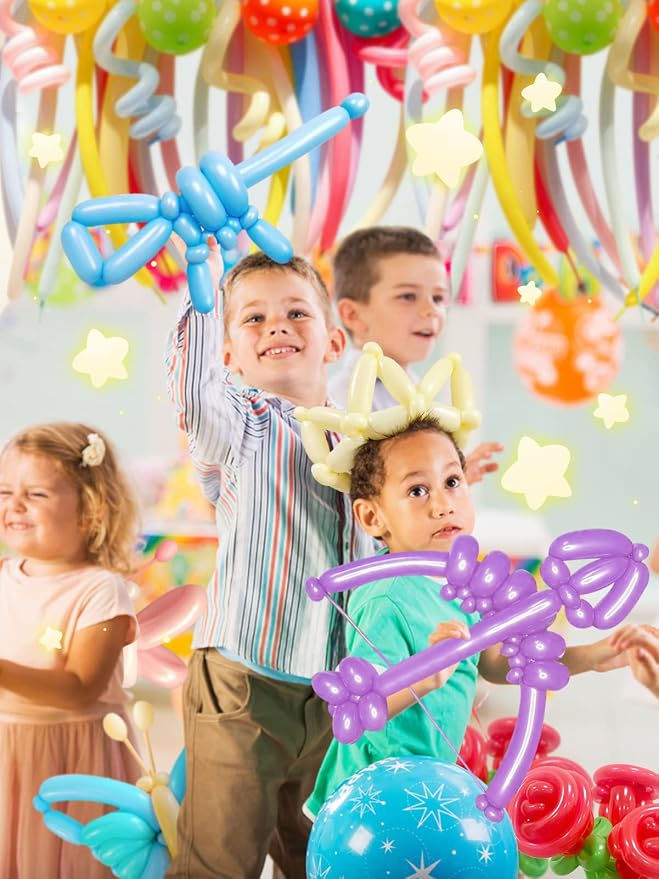 Apipi 100 Pcs Premium Latex 260 Balloons Kit - Image 4