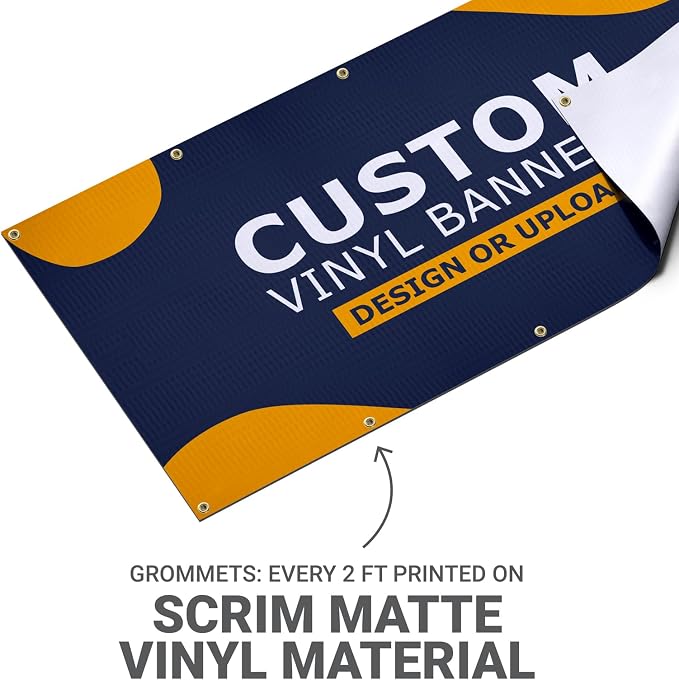 GotPrint Custom 3 ft x 5 ft Matte Vinyl Banner | Personalized - Image 5