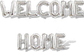 2 Set 22Pcs Silver WELCOME HOME Letter Balloons 16in Balloon Foil Letter by Fezava