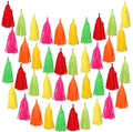 Fullhawl 45 Pcs Colorful Tassel Garland Decorations Tissue Paper Tassel Banner by Fullhawl