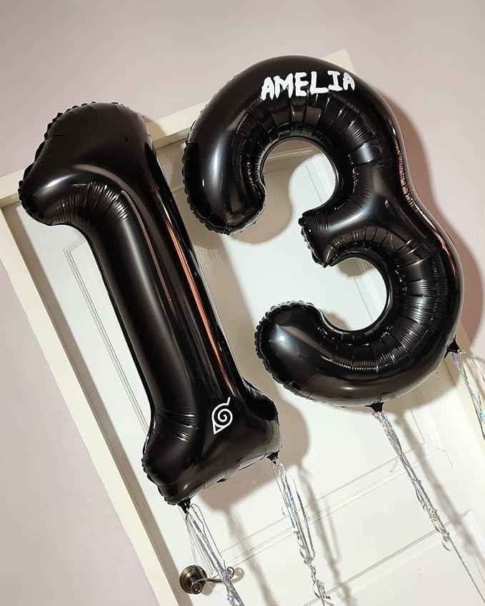 40 Inch Black 45 Balloons Giant Number 45 Balloons Black 45 Birthday Balloons - Image 6