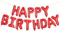 LIOZEOKUN Happy Birthday Balloon Letters 16 inch Mylar Foil Birthday Balloons by LIOZEOKUN