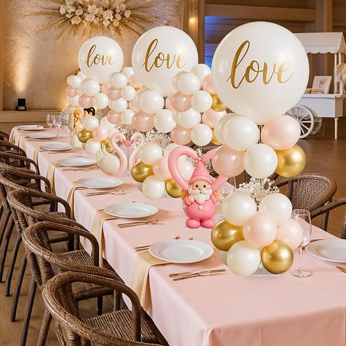 OurWarm Acrylic Balloon Stands for Table Centerpieces, 10 Pack 31.5 Inch | - Image 5