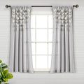 Lush Decor Boho Pom Pom Tassel Linen Textured Window Curtain Panel, Single 52" by LushDecor