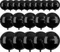 PartyWoo Black Large Giant Foil 4D Balloons 20pcs Different Sizes | 22 15 10 by PartyWoo