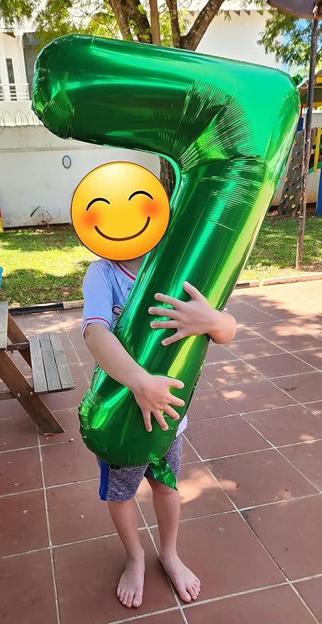 Number 3 Balloons 40 Inch for 3rd 33 Birthday Party Decorations, Dark Green | - Image 5