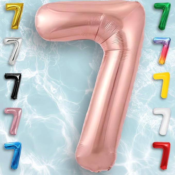 Black Number 0 to 9 Mylar Balloon 40 Inch - Image 4
