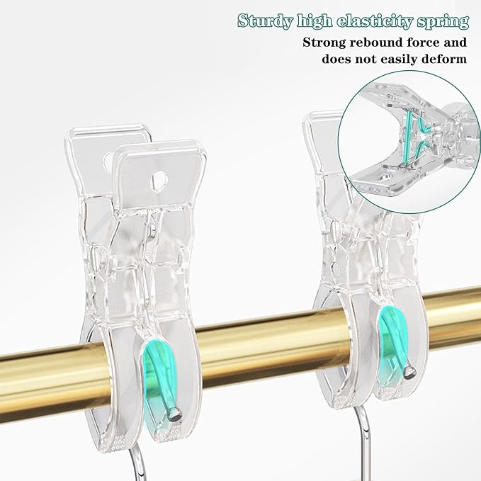 20 Pack Plastic Transparent Balloon Arch Clips - Image 4