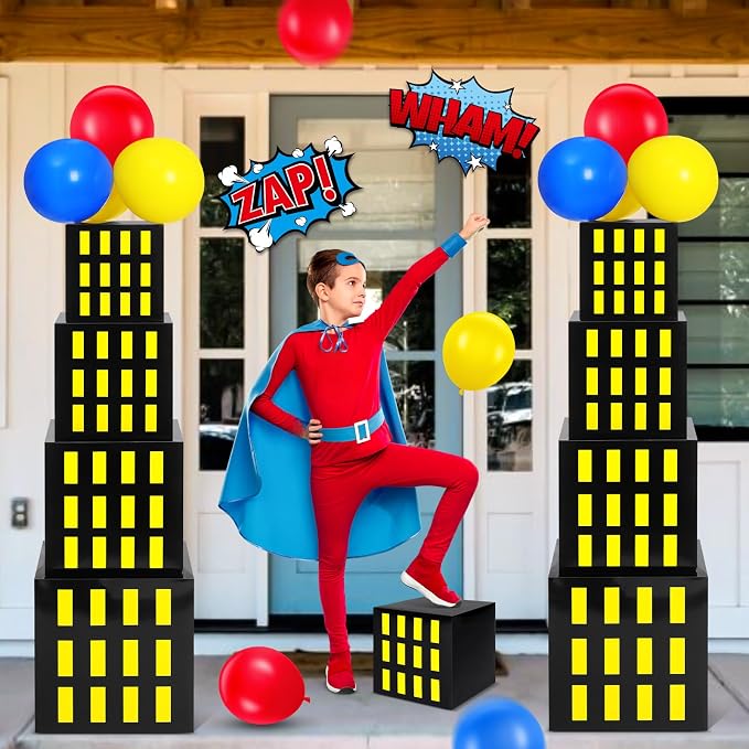 Leitee 40 Pcs Hero Theme Party Decoration, Hero Theme Party Favor Boxes - Image 5