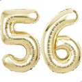 Champagne Gold Number 56 65 Balloon by Unknown