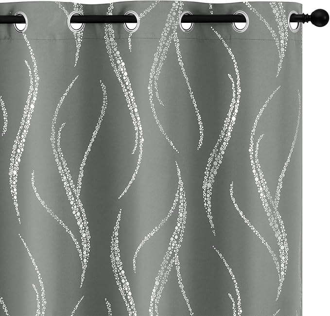 Yakamok Grey Light Blocking Curtains by Yakamok