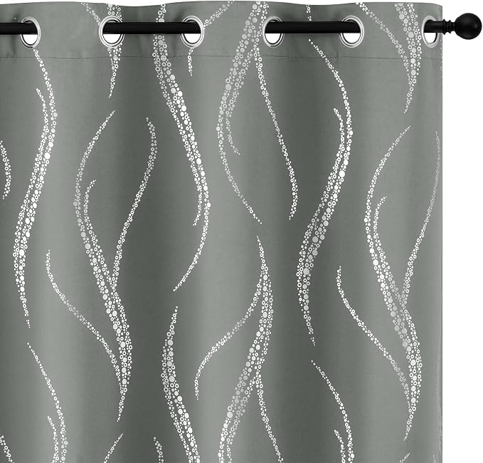Yakamok Grey Light Blocking Curtains by Yakamok