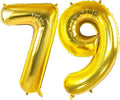 Number 79 Balloons for 79th Birthday Party Decorations, 0-100 Large No.79 by Joycard