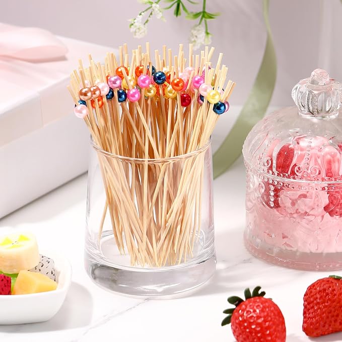 Reallnaive Cocktail Pick Pearl Fancy Toothpick - Image 3