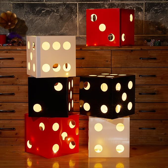 Motipuns 6 Pcs Lighted Dice Party Boxes - Image 5