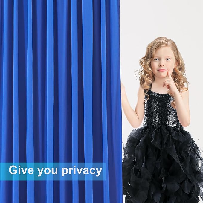 10x12 Royal Blue Backdrop Curtains - Image 7