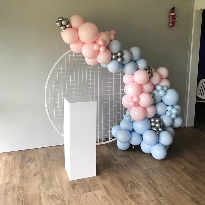 140Pcs Gender Reveal Balloon Garland Arch Kit - Image 7