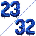 Number 23 Balloons for 23rd Birthday Party Decorations, 42 Inch Jumbo Foil by GOER