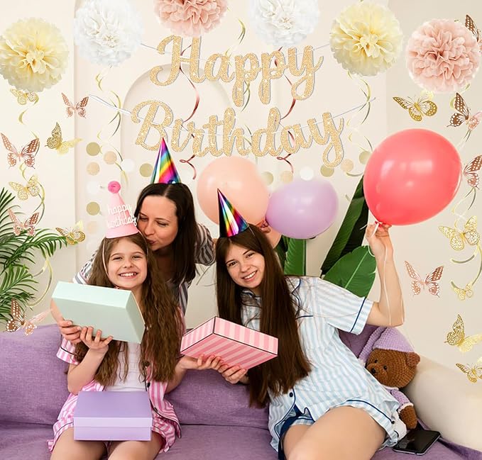 Champagne Gold Birthday Decorations - Image 4