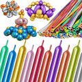 260 Metallic Multi Long Balloons by Kawkalsh