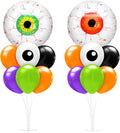 Seematn 2 Set Halloween Balloon Stand Kits Eyeball Balloon Sticks Holder by Seematn