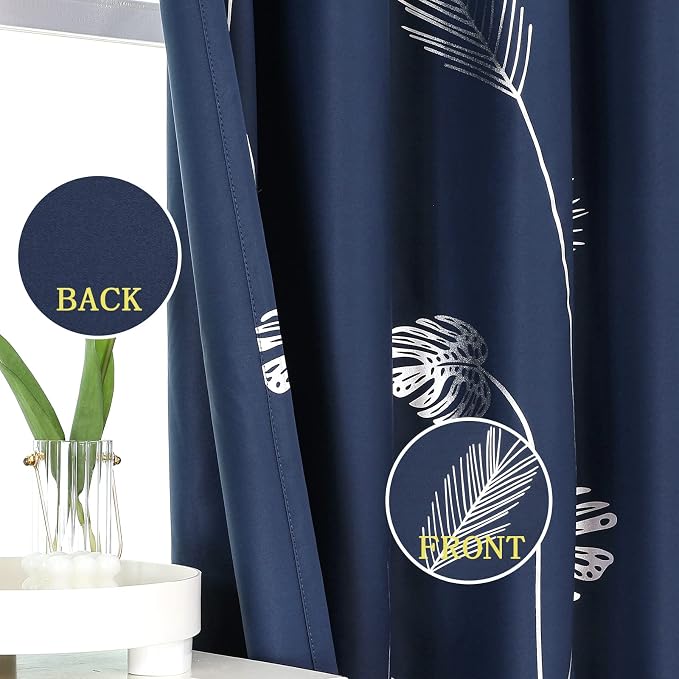 Thermal Insulated Blackout Curtains 72 Inches Long - Image 3