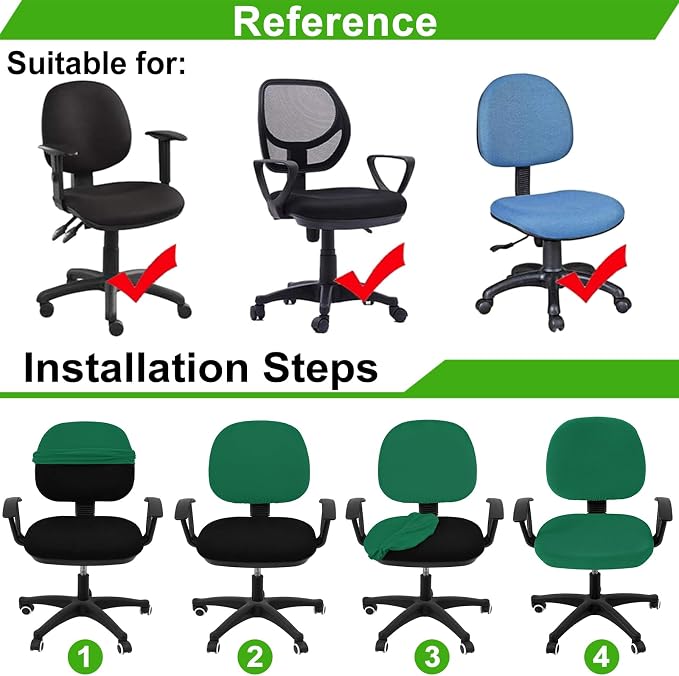Smiry Office Computer Chair Covers - Image 6